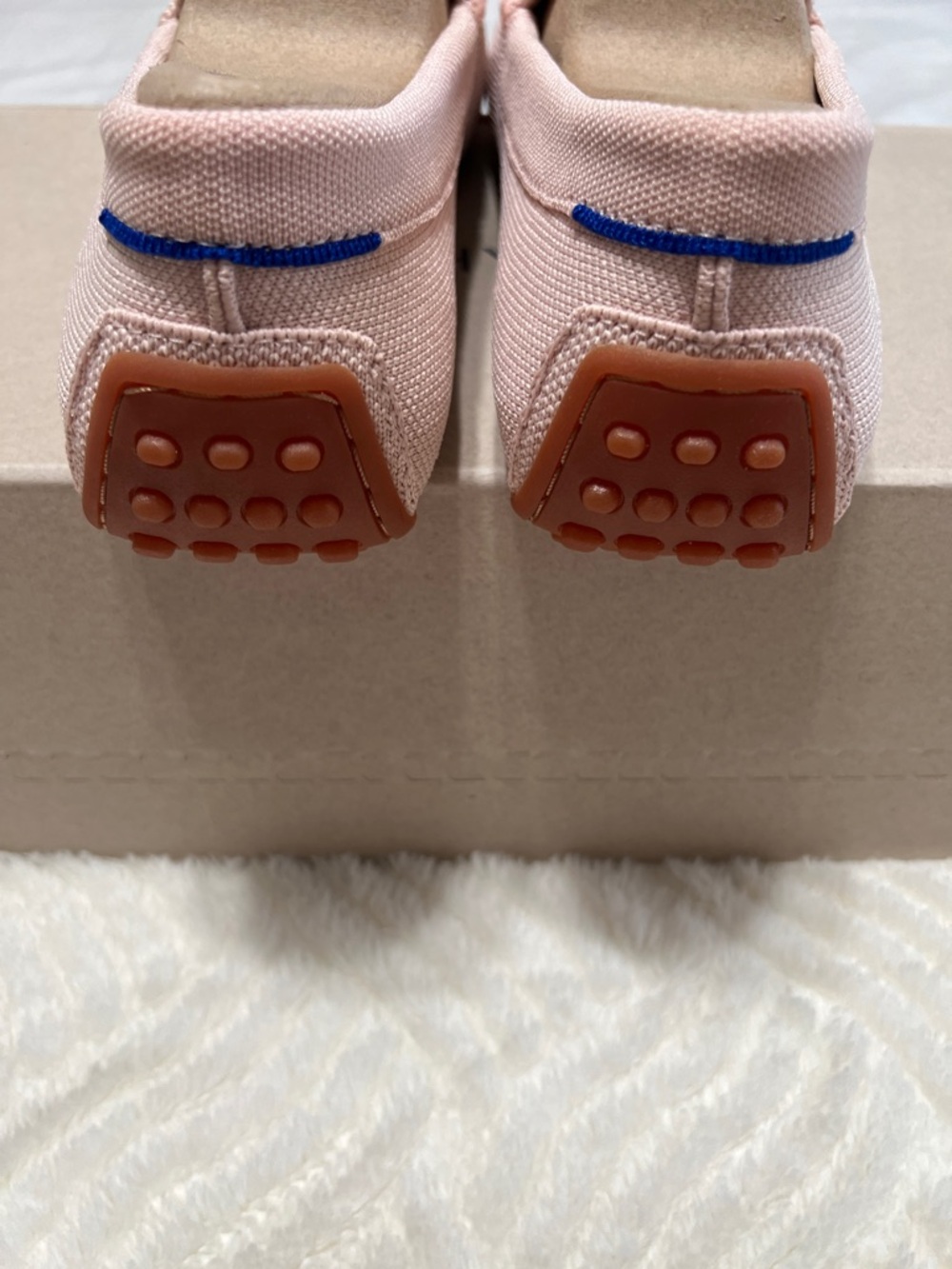 Rothy’s The Braid Driver Loafer Cakepop Pink Size 11.5 NIB Sustainable Knit - Picture 15 of 16